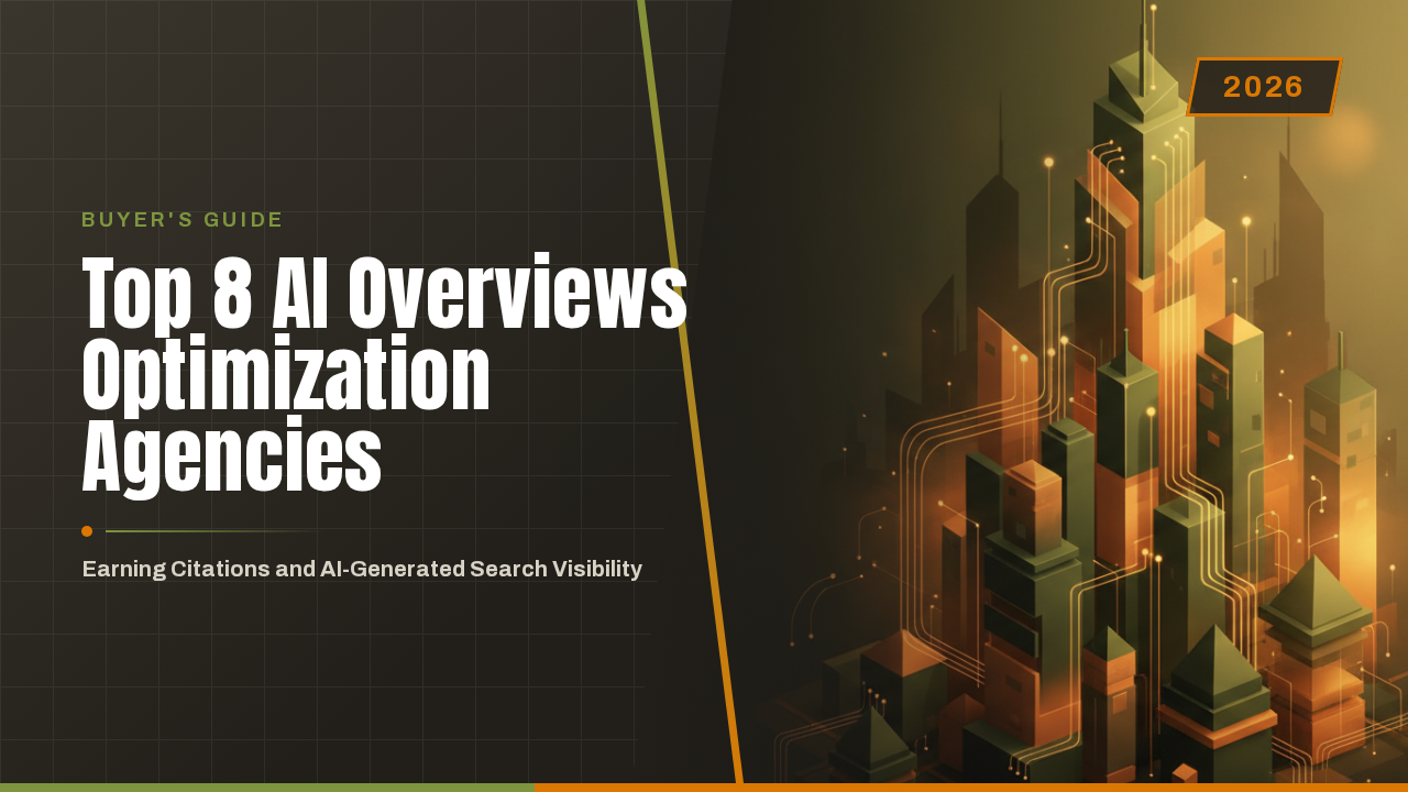 Top 8 AI Overviews Optimization Agencies for Earning Citations and AI-Generated Search Visibility in 2026